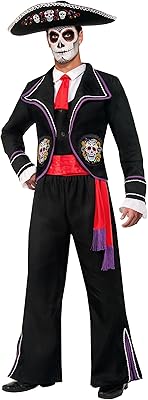 Mariachi Macabre Mariachi Costume for Men's Novelties, Multicolor, One Size.. Shop across categories at DIAYTAR NIGERIA and enjoy budget-friendly nationwide shipping in 5-8 days.
