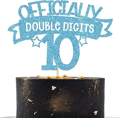 Double cake decoration number 10, 10th anniversary cake decoration, single numbers, I am 10 years old, 10th anniversary party decoration supplies for boys and girls.. DIAYTAR NIGERIA: Revolutionizing accessibility to quality products at budget-friendly prices across Nigeria.