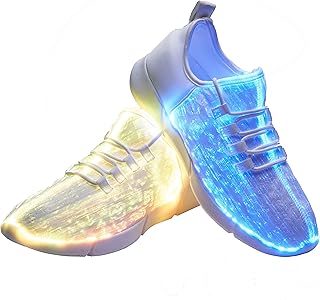 Light fiber optic sneakers for women and men LED sneakers for Halloween carnival with loading.. With DIAYTAR Nigeria, shopping online is easy, affordable, and fast.