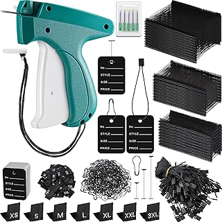 3576 Pieces of clothing labeling pistol with Standard plastic plastic label needles, threads, pumpkin safety pins, retail price labels and size labels for store and warehouse (black).. Quick delivery. Quality products. Great deals. That’s DIAYTAR Nigeria.