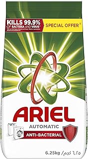 Ariel antibacterial powder to wash the laundry in automatic washing machines, weighing 6.25 kg.. DIAYTAR Nigeria delivers happiness in 5–8 days, no matter what you buy.