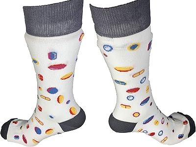 Socks Medinc oversized white for nurse in pharmacies, combed cotton socks, personal medical motif, fun socks unisex for men and women, novelty for breastfeeding feet.. Why pay more? DIAYTAR Nigeria gives you the best for less.