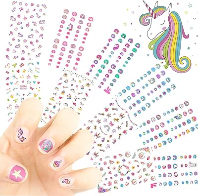 Sticker for baby art Baby unicorn for babies girls, cute princess stars, stickers for nail art, toe stickers, birthday gift, 10 pieces.. DIAYTAR NIGERIA: Your partner in affordable shopping with nationwide delivery in just 5-8 days.