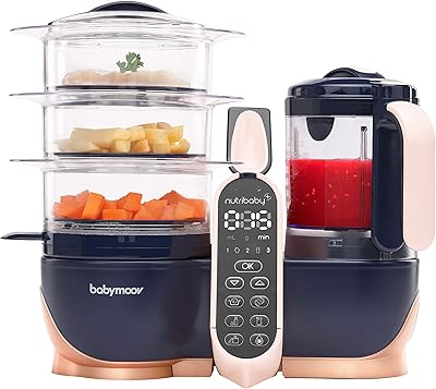 Steam cooker 6 in 1 Nutribaby, Blue/Rose Babymoov gold.. Experience budget-friendly shopping at DIAYTAR NIGERIA, Nigeria's premier online marketplace with quick delivery.