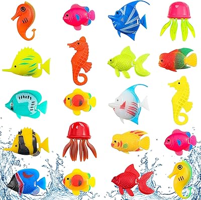 20 pieces of Mobile Artificial Fish in plastic ornament of realistic ornamental floating fish for aquarium.. Experience budget-friendly shopping at DIAYTAR NIGERIA, Nigeria's premier online marketplace with quick delivery.