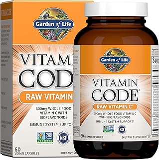 Vegetarian vitamin C Garden of Life - Vitamin Code Vitamin C Brute - Complete food supplement.. DIAYTAR NIGERIA: Putting quality products within reach of every Nigerian through our affordable marketplace.