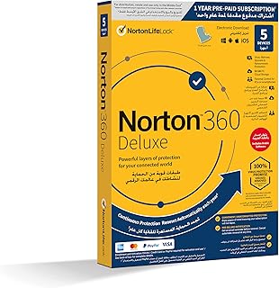 Norton 360 Deluxe 2021, 5 devices, Internet safety, antivirus and VPN, data flight protection/data hacking, password manager, Cloud 50 GB backup, computer/mac®/mobile/tablet, English-Arab.. Your shopping journey simplified with DIAYTAR NIGERIA's vast selection and budget-friendly shipping.