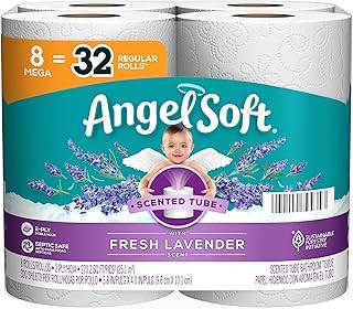 Fresh Soft® Fresh Lavender Toilet Paper, 8 Mega Rolls = 32 Regular Rolls, 2 Thicks toilet paper.. Experience hassle-free shopping with DIAYTAR NIGERIA's user-friendly platform and prompt delivery service.