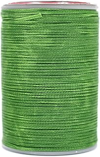 0.8 mm flat waxed wire for hand sewing, leather crafts and crafts (Green Sign).. DIAYTAR NIGERIA: Where shopping dreams come true with budget-friendly prices and nationwide shipping.