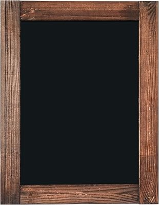 Magnetic wall table 11 "x 14" - Non porous - Wooden panel with pine frame - Vintage rustic decor - Chalk Table for Wedding, Kitchen, Bar, Restaurant, Menu and House.. DIAYTAR NIGERIA: Simplifying access to thousands of products with affordable nationwide shipping.