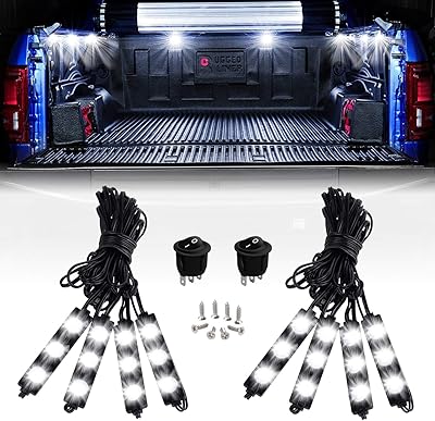 Nylight 24 LED Rock Light Kit with Cargo truck switch, all-terrain vehicle under side marker, 8 pieces TR-108-A, white.. DIAYTAR NIGERIA connects your desires with reality through our affordable e-commerce platform and quick delivery.