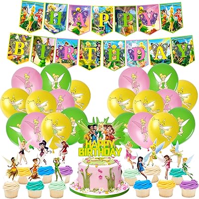 Birthday decorations Fairy Bell 29 Pieces Birthday Festival Decorations Birthday Decoration Decoration Failure Bench Bench Failure Banner Cake Cupcake Decorations for Children Birthday Deco.. DIAYTAR NIGERIA makes online shopping accessible with our budget-friendly prices and reliable shipping.
