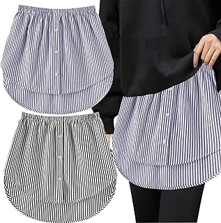 2 pieces of shirt extension for women, adjustable layers, false high, low and half-length skirt.. Your everyday shopping destination, DIAYTAR NIGERIA offers unbeatable value with quick delivery times.