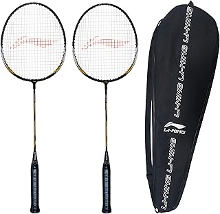 Li-Ning XP-70-IV aluminum badminton racket, lot of 2 (black/gold).. The future of online shopping in Nigeria is here — welcome to DIAYTAR.