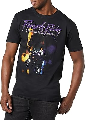 Unisex adult print t-shirt purple rain prince, black.. DIAYTAR NIGERIA: Where every search leads to affordable products delivered promptly across Nigeria.