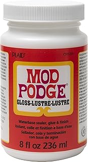 Varnish and adhesive mod podge, 236 ml, white, 6 x 6 x 10.8 cm.. DIAYTAR Nigeria: Great value, fast delivery, and endless options.