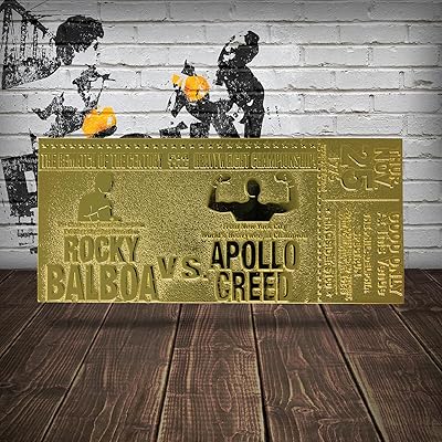Rocky II combat ticket Apollo Creed Plated 24 Carats in limited edition (PS4).. Find quality and variety without breaking the bank — only on DIAYTAR Nigeria.