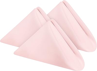 Towels in Utopia Home pink fabric (pack of 12, 17 x 17 inches), table towels perfect for holidays, weddings, lunches/dinners.. Don’t wait weeks — DIAYTAR Nigeria delivers your order in just a few days.