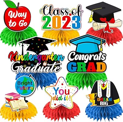 8 pieces of Kindergarten Diploma Decorations Centers in nest.. Shop without boundaries at DIAYTAR NIGERIA, offering affordable products with convenient delivery times.