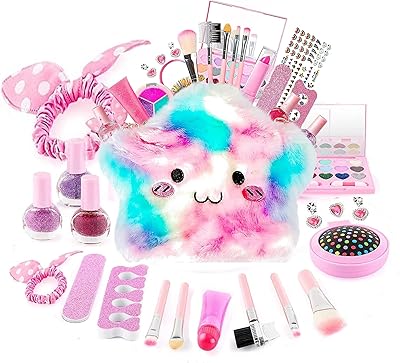 20 pieces of non-toxic makeup toys for girls, set of princess makeup with a nice makeup bag for birthday gifts for little girls (310292t, 13-14 years old).. DIAYTAR NIGERIA brings the joy of affordable shopping to your fingertips with delivery in less than 8 days.