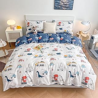 Dinosaur bed set for children size Queen 100 % cotton.. Your ultimate shopping destination, DIAYTAR NIGERIA combines extensive selection with affordable shipping.