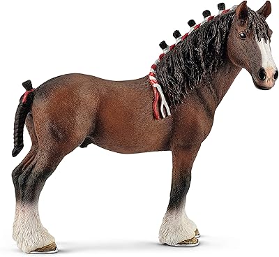 Schleich Farm World animal model, farm toys for boys and girls aged 3 to 8 years old, Hong Clydesdale.. DIAYTAR NIGERIA revolutionizes online retail with our vast selection and cost-effective delivery options.
