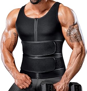 Men's sauna vest, size training mower, weight tank top for men, slimming and tight vest, 2 in 1 belt with zipper.. Experience satisfaction guaranteed with DIAYTAR NIGERIA's comprehensive platform and quick delivery.