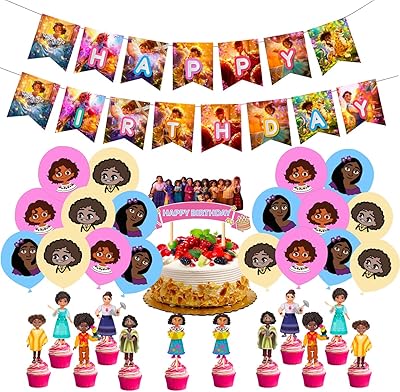 The enclosure birthday balls includes a banner, cupcake decorations and balloons for children's birthday decorations.. From fashion trends to home essentials — find it on DIAYTAR Nigeria.