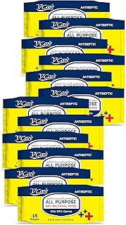 VCARE antibacterial wet wipes for all uses 48 wipes | Kill 999% of germs.. DIAYTAR NIGERIA: Where affordable online shopping meets reliable delivery across Nigeria.