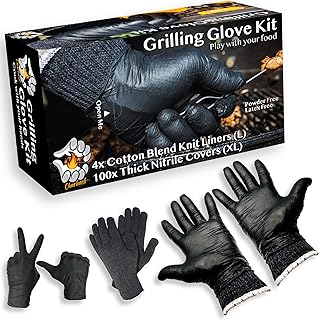Charbasil 100 grilled grilled glove kit 4 black nitrile.. DIAYTAR NIGERIA delivers what you want at prices you'll love, all within 5-8 days nationwide.