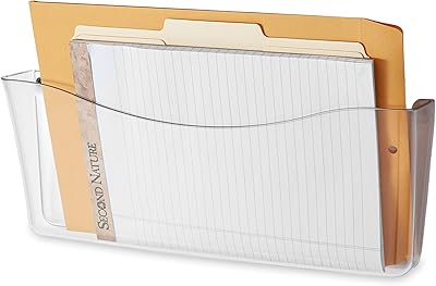 Unbreakable wall cover with single pocket Rubbermaid, legal format, transparent (65980ros).. DIAYTAR NIGERIA: Where smart shoppers find everything they need at prices they can afford.