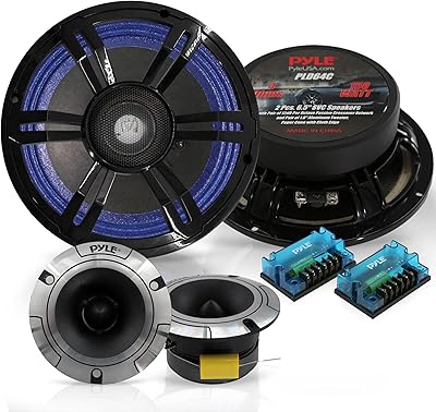 Car speakers kit - 2 Woofers SVC 6.5 "with pair of 12 dB/octaves passive cross -networks and woofers aluminum woofers of 1.0", paper cone with fabric edge - PLD64C.. DIAYTAR Nigeria delivers happiness in 5–8 days, no matter what you buy.
