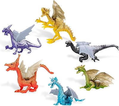Large 2 -inch Dragon Dragon Toys Set 24 Pieces for Gifts.. Save time and money with DIAYTAR Nigeria’s online store.