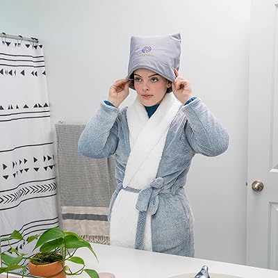 Thermal cap. Reduces hair loss and fork tips and improves the overall health of hair (polar gray).. DIAYTAR NIGERIA: Bringing quality products to your doorstep at prices that won't break the bank.