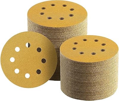 Amerteer 100 pieces 5 inch 8 holes Abrasive discs with curls and hooks.. DIAYTAR NIGERIA puts thousands of products at your fingertips with affordable prices and delivery within a week.