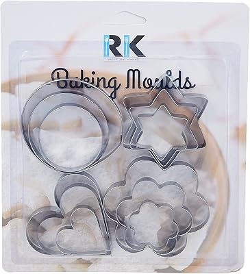 RK cookie cutter, Model 1, Silver, RNTP01, 12 pieces.. Nigeria's e-commerce leader delivers unmatched variety and value to your doorstep in just 5-8 days.