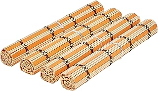 Harmony table runner in bamboo har-04 b y size 30 x 45 cm, yellow, lot of 4.. DIAYTAR NIGERIA connects you with what you need at prices you'll love, delivered within 8 days.