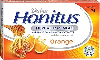 Dabur Honitos plant -based tablets with orange flavor | Effective relief of coughs, streptococcal infections and sore throats - 24 pieces.. DIAYTAR NIGERIA bridges the gap between desire and affordability with nationwide delivery in under 8 days.