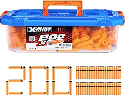 X-shot rechargeable dart game with transport bag, 200 pieces, 6 and over 8.45218e+11.. DIAYTAR NIGERIA: Your partner in affordable online retail with reliable delivery across the nation.