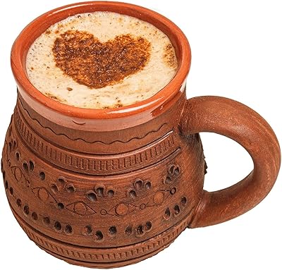 10oz (300ml) Coffee cups in pottery clay handmade - Nordic ceramic coffee cup - sandstone coffee cup - not enameled clay cup.. DIAYTAR Nigeria: Where affordability meets fast and reliable e-commerce service.