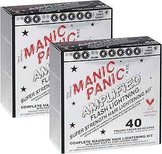 Manic Panic Flash Lightning hair whitening kit (package of 2).. Nigeria's favorite online shopping platform, DIAYTAR offers unbeatable prices and delivery within a week.