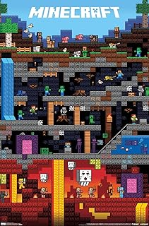 Wall poster of the world Minecraft of Trends International Size 224 "X.. Shop everything from A to Z on DIAYTAR Nigeria — delivered nationwide.