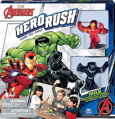 Cardinal Games Marvel Avengers Hero 6053089 Rush multicolored board game.. DIAYTAR NIGERIA: Your trusted e-commerce partner with extensive product choices and affordable delivery.