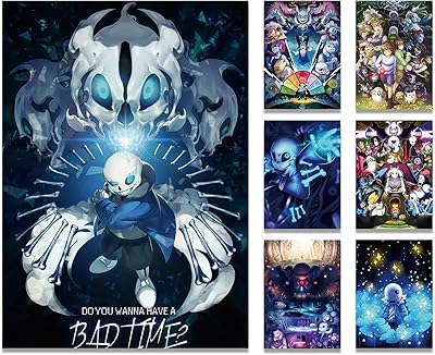 Undertale posters, set of 7 Undertale game posters for game lovers, bedroom, living room, corridor, wall decoration, modern decoration, gifts for boys and girls, 14x10 inch game lovers (without frame).. Shop with confidence at DIAYTAR NIGERIA, offering thousands of products with budget-friendly shipping.