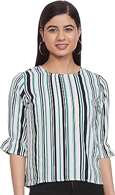 Striped blouse regular crave for women.. Shop for everything you need at DIAYTAR NIGERIA, with budget-friendly prices and quick delivery.