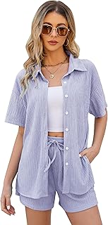 Set two casual rooms for women Y2K, short nightgown burst buttoned on the front.. DIAYTAR NIGERIA: Nigeria's answer to affordable online shopping with reliable 5-8 day delivery guarantee.