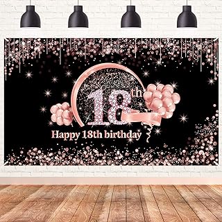 18th birthday banner decorations for men and girls, black birthday and golden birthday supplies for 18th birthday.. Shop from our extensive catalog at DIAYTAR NIGERIA and enjoy doorstep delivery in just 5-8 days.