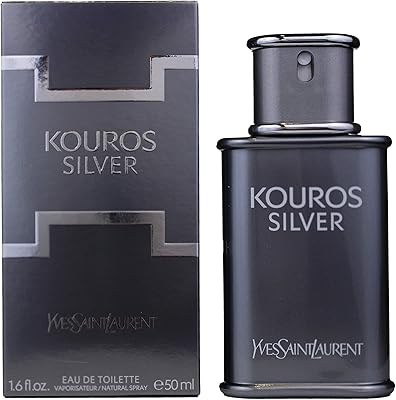 Koros silver perfume for men from Yves Saint Laurent - Eau de Toilette, 50 ml.. DIAYTAR NIGERIA: Bringing quality products to every Nigerian home at prices everyone can afford.