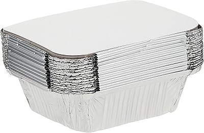 Disposable aluminum -disposable rectangular containers of 8,342 ml with robust covers for cooking, roasting and pastry - pack of 20... Discover endless shopping possibilities at DIAYTAR NIGERIA, with budget-friendly prices and reliable delivery.