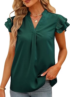 High relaxed women, V -neck, blouses for women, short -sleeved blouse.. Experience shopping freedom with DIAYTAR NIGERIA's comprehensive marketplace delivered within 8 days.